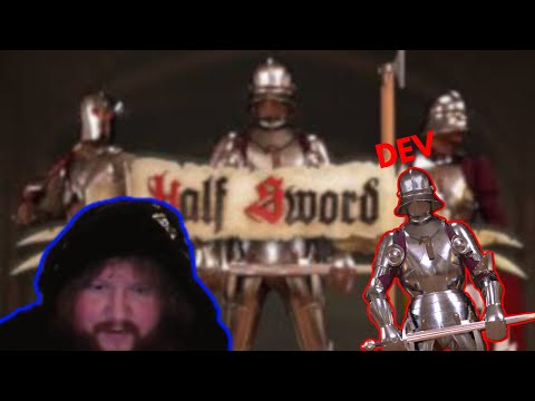 Caseoh talks to Half Sword DEV