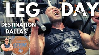 INSANE LEG WORKOUT | DESTINATION DALLAS TEXAS | LEG DAY MOTIVATION