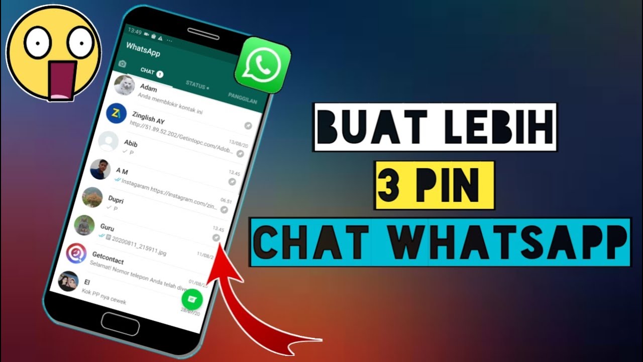 Cara Memberikan Pin Lebih Dari 3 Di Chat WhatsApp