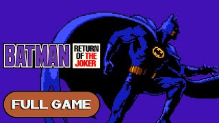 Batman: Return of the Joker NES FULL GAME Longplay Gameplay Walkthrough Playthrough VGL