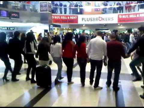 Lebanese Dabke in Rafic Hariri International Airport