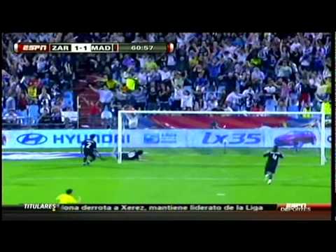 Zaragoza 1-2 Real Madrid 04 24 2010 Liga BBVA 34