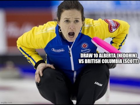 2012 Scotties- Draw 10 Alberta (Heather Nedohin) vs British Columbia (Kelly Scott)