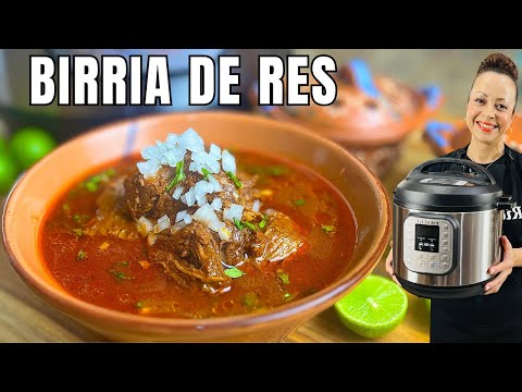 Cómo Hacer BIRRIA de RES en Instant Pot Paso a Paso