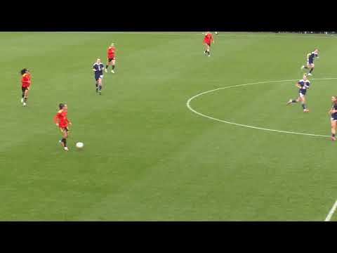 Belgium WU23 - Scotland WU23 on 27.11.2025: a save from the goalkeeper