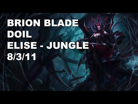 BRION BLADE Doil Jungle Elise vs Ekko - KR Challenger Rank Game 10.7