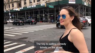 How to Sell Comedy Tickets on the Street