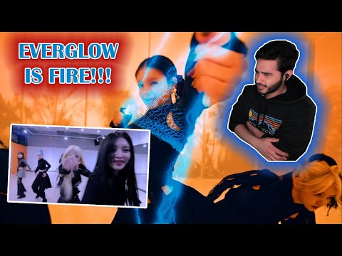 FIRST REACTION TO EVERGLOW! "FIRST" MV and unofficial DANCE PRACTICE