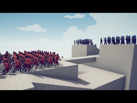 100x ARCHERS + 1 CATAPULT vs 150x VIKINGS - Totally Accurate Battle Simulator