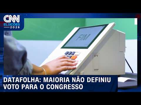 Brasil tem 158,7 milhões de eleitores e maioria ainda não definiu voto no Congresso | CNN NEWSROOM