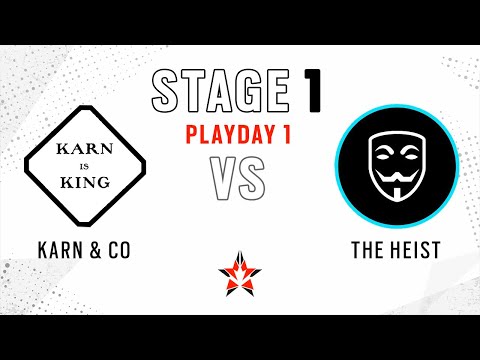 Karn & Co vs The Heist // NA Challenger League - Stage 1 - Playday 1