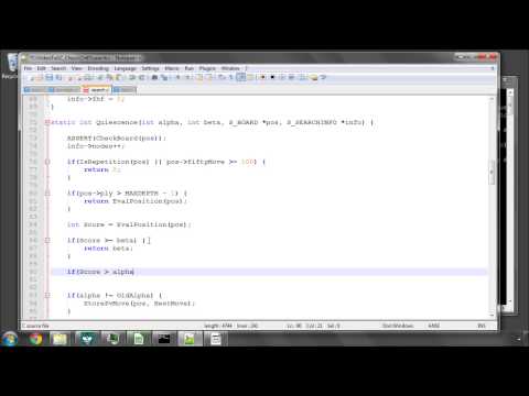Programming A Chess Engine in C Part 65 - Quiescence - Getting rid of the horizon effect