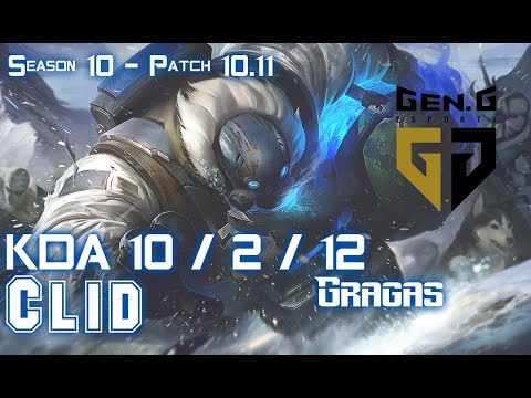 Gen Clid GRAGAS vs NIDALEE Jungle - Patch 10.11 KR Ranked