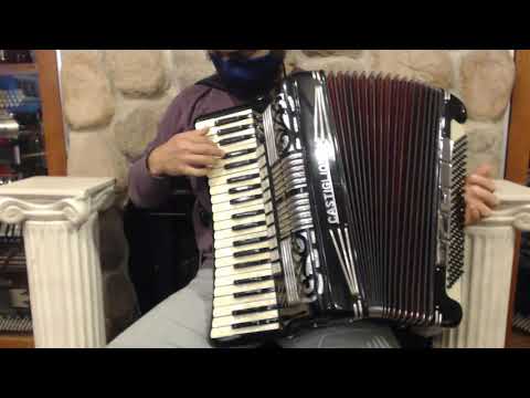 5202 - Black Castiglione Curved Keyboard Piano Accordion LMMH 41 120 $1299