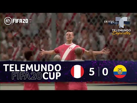 Perú vs. Ecuador: 5-0 Goals & Highlights | FIFA 20 Cup | Telemundo Deportes
