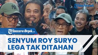 SENYUM SEMRINGAH Roy Suryo, Tak Ditahan seusai 9 Jam Diperiksa Kasus Tudingan Ijazah Palsu Jokowi