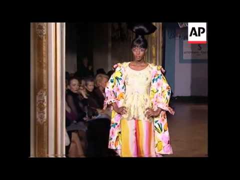 Young designer's haute couture show