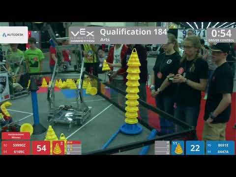 2018 VRC Arts Q184 - 59990Z 6109C vs 8691E 8447A - 92 to 75