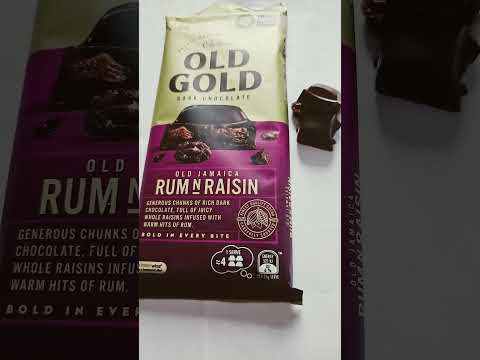CADBURY OLD GOLD DARK CHOCOLATE OLD JAMAICA RUM N RAISIN (AUSTRALIA)