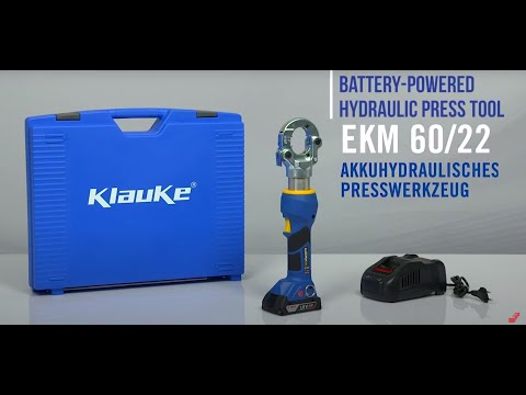 Klauke EKM 60/22  Battery Crimp Tool - English Translation