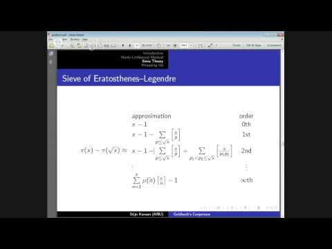 Goldbach's Conjecture - Stijn Hanson