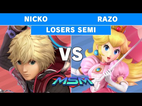 MSM 202 - Nicko (Shulk) Vs Razo (Peach) Losers Semis - Smash Ultimate
