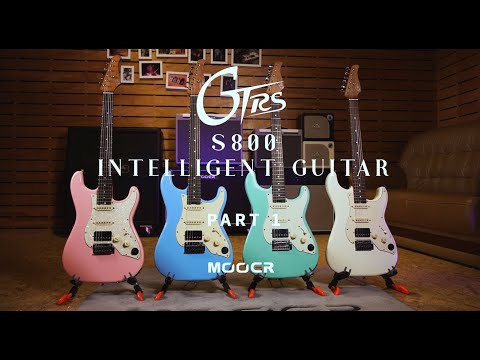 Mooer Audio GTRS Standard 800 Intelligent Guitar Vintage White - Electric Guitar Bild 11