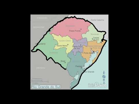 mapa rio grande do sul