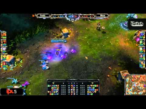 (HD 68) Shoutcast LoL FR : IPL 5 Groupe A Azubu Blaze vs FnaticRC