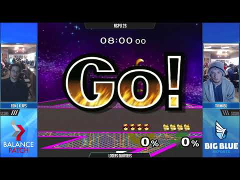 NGPU 26 SSBM - Klaps (C. Falcon) vs. HoG | Tiramisu (Fox) - Melee LQF