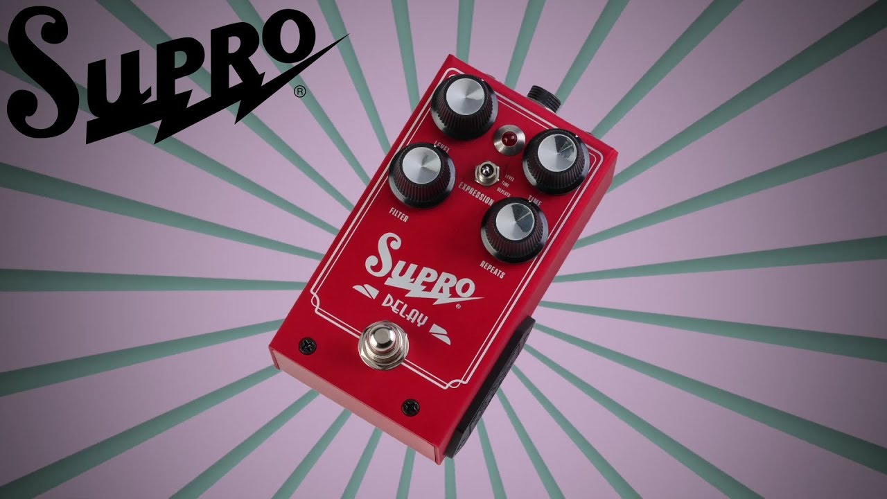 Supro Analog Delay Official Demo by Mike Hermans - YouTube