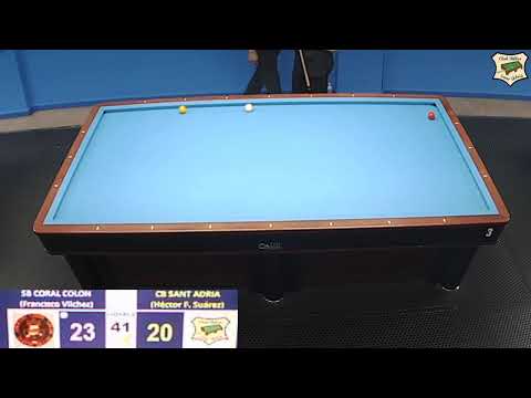 LIGA CAT 3 BANDES 3ª DIV.  S. ADRIA (H. SUAREZ) - SB. CORAL COLON (FCO VILCHEZ)