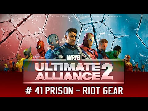 Marvel Ultimate Alliance 2 Gameplay - (PC/2K 60FPS) - Prison - Riot Gear