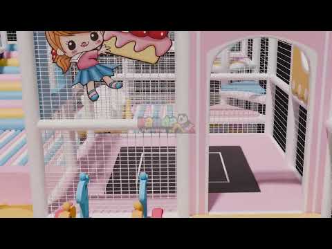 PAKET PLAYGROUND GEMBIRA 3 PAGAR PANDA PLAYHOUSE