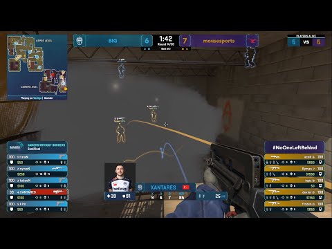 XANTARES - 4 M4A1-S kills on the bombsite B defense (2vs4 situation) | XANTARES M4A1 4 KİLL ALIYOR