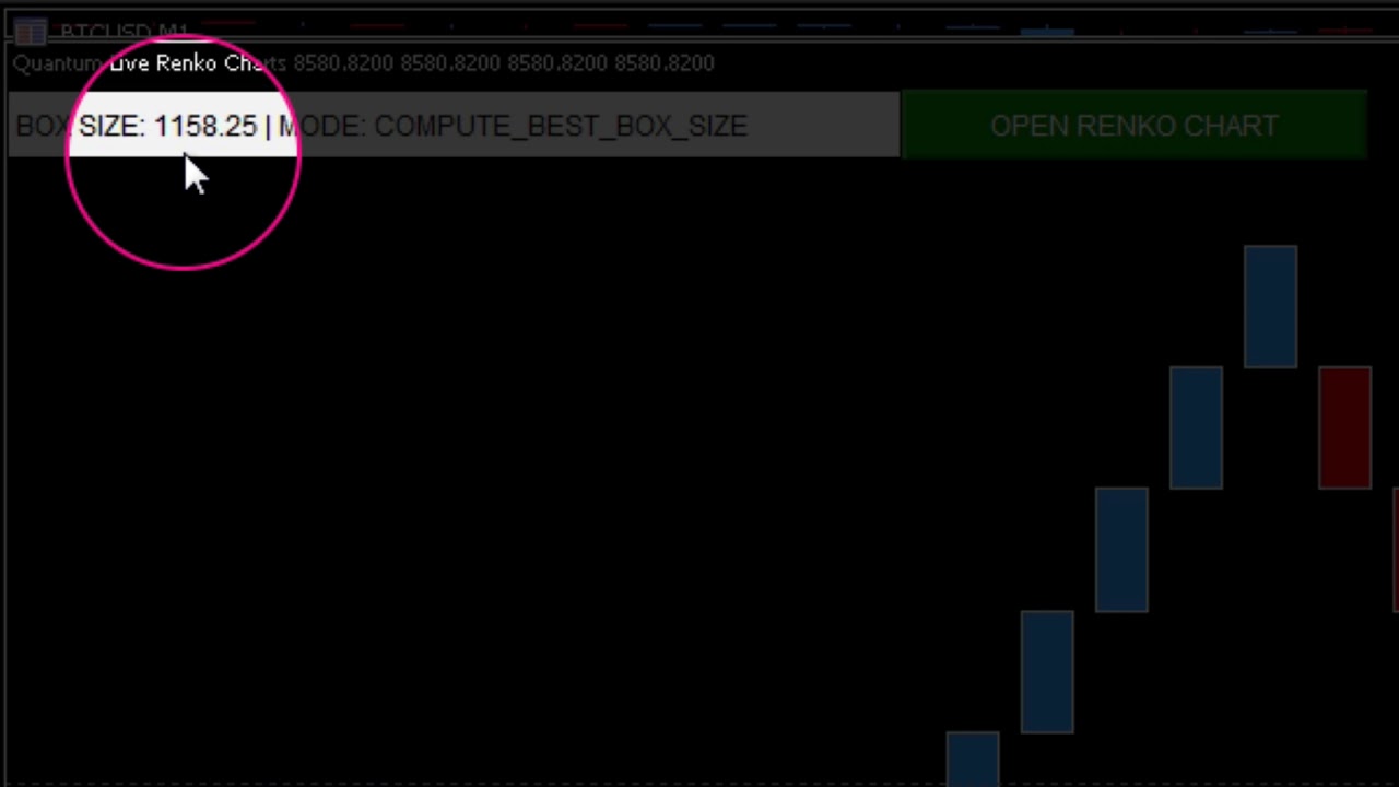 MT5 - Using the renko indicator for trading cryptocurrencies