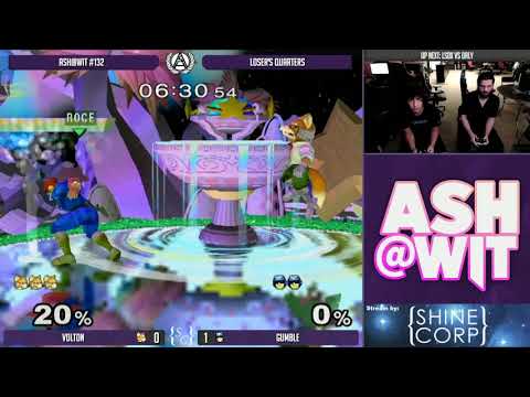 Volton (Fox) vs Gumble (Captain Falcon) - ASH@WIT #132 Melee Loser's Quarters