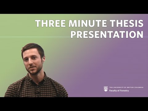 Exploring the Relationship between Snow Cover and Grizzly Bear Behaviour - Three Minute Thesis