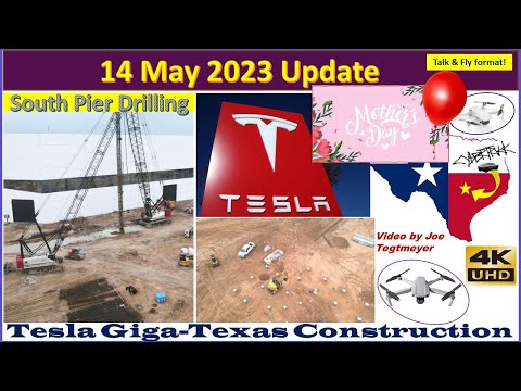 Rainy Mother’s Day with Very Interesting Castings on S end! 14 May 2023 Giga Texas Update (10:35 AM)