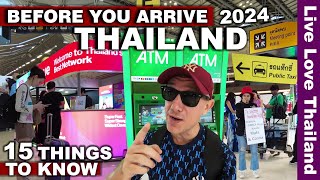 Coming To THAILAND | 15 Things To Know Before You Land | BANGKOK Airport 2024 #livelovethailand