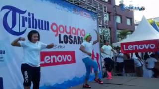 Download lagu Ratusan Warga Hebohkan Tribun Zumba di Pantai Losari mp3