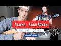 How To Play DAWNS by Zach Bryan! Easy Beginner Guitar Tutorial!