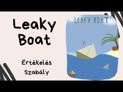 Menekülés a süllyedő hajóról! Leaky Boat társasjáték játékbemutató és szabályismertető - Társasozz Okosan!