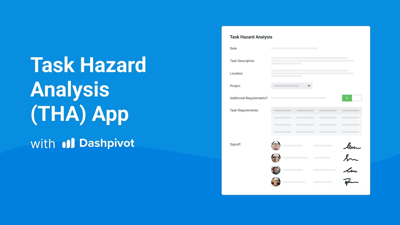 Task Hazard Analysis (THA): The better task hazard analysis format
