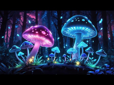 Mushroom Music • Fall Asleep In Less Than 3 Minutes • Healing of Stress, Anxiety and Depression