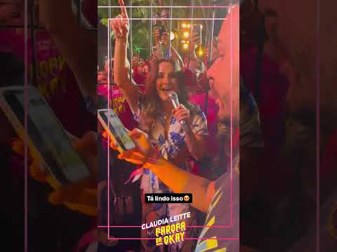 Claudia Leitte cantou Liquitiqui na Farofa da Gkay, Sucesso