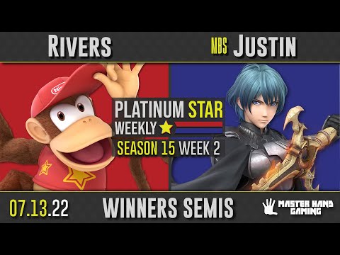 PSW S15:W2 - Rivers (Diddy Kong) Vs. MBS| Justin (Byleth) - W Semifinals