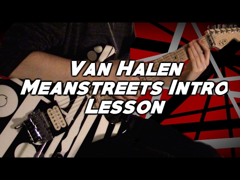 Van Halen - 'Mean Street' Intro Slapping Part Guitar Lesson