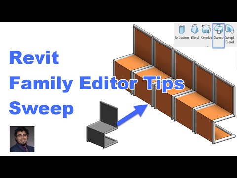 Revit Productivity Tips and Tricks - Family Editor  Sweep Feature