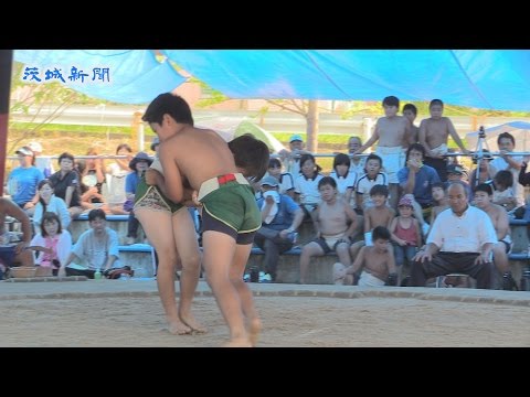 小学生男女約３００人が熱戦   笠間で相撲大会